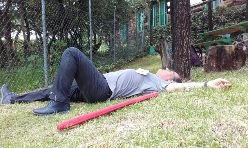 un peu de repos avant le concert!